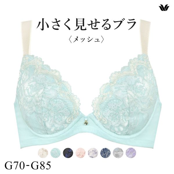 ワコール Wacoal 小さく見せるブラ BRB329 3/4カップ ブラジャー G 単品