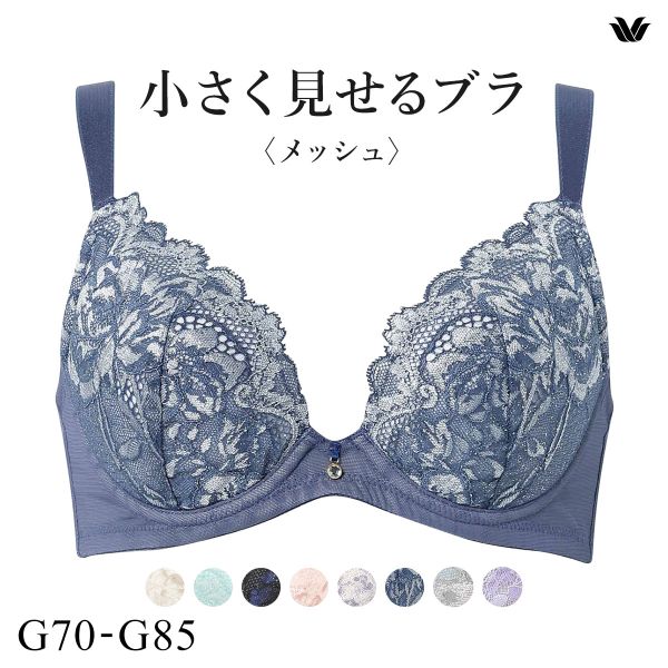 ワコール Wacoal 小さく見せるブラ BRB329 3/4カップ ブラジャー G 単品