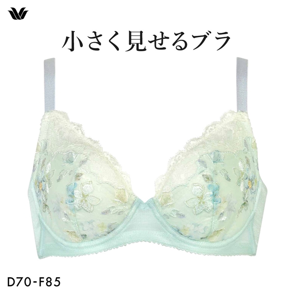 ワコール Wacoal 小さく見せるブラ BRB453 3/4カップ ブラジャー DEF 単品
