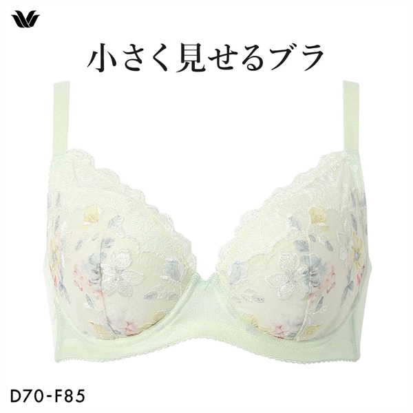 ワコール Wacoal 小さく見せるブラ BRB453 3/4カップ ブラジャー DEF 単品