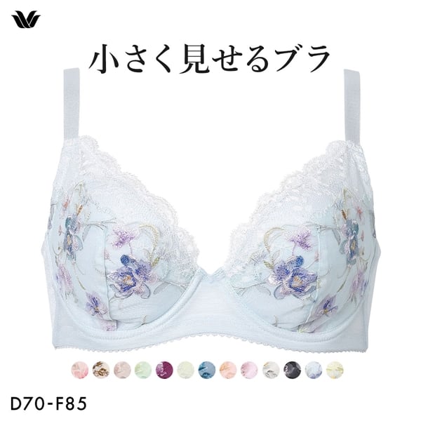 ワコール Wacoal 小さく見せるブラ BRB453 3/4カップ ブラジャー DEF 単品