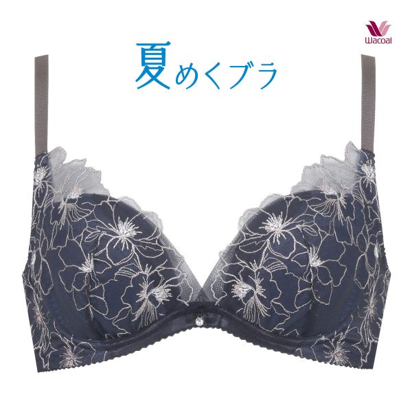 ワコール Wacoal BRB465 夏めくブラ 3/4カップブラジャー DEF ワコール ブラジャー 吸汗速乾 高通気