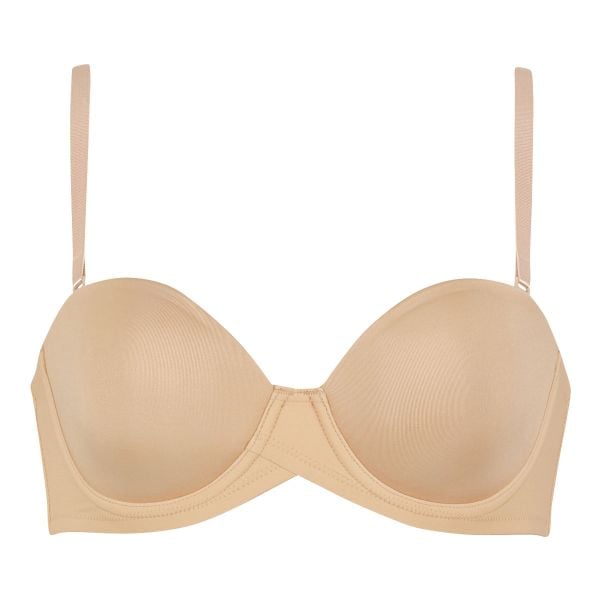 ワコール Wacoal エバーシック 1/2カップ ストラップレス ブラジャー ABC 単品 BRB694