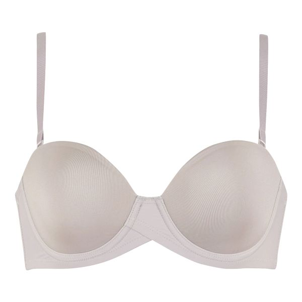 ワコール Wacoal エバーシック 1/2カップ ストラップレス ブラジャー ABC 単品 BRB694