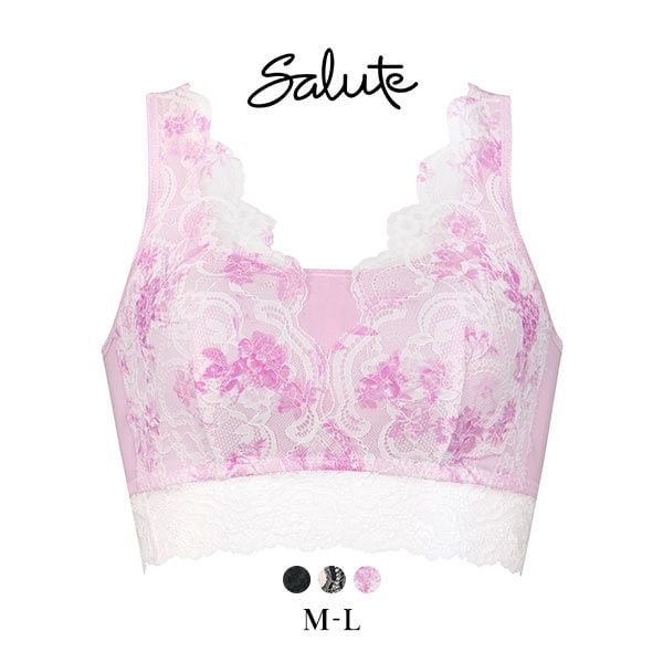 ワコール Wacoal サルート Salute series00 ナイトアップブラ ドレッシィ Night Up Bra Dressy ナイトブラ ノンワイヤー ブラジャー ML 単品