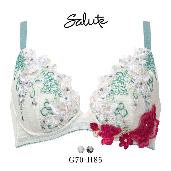 ワコール サルート 16グループ 16G 小さく見せるブラ GH ブラジャー フルカップ 大きいサイズ Wacoal Salute BTJ216 25SSシーズン