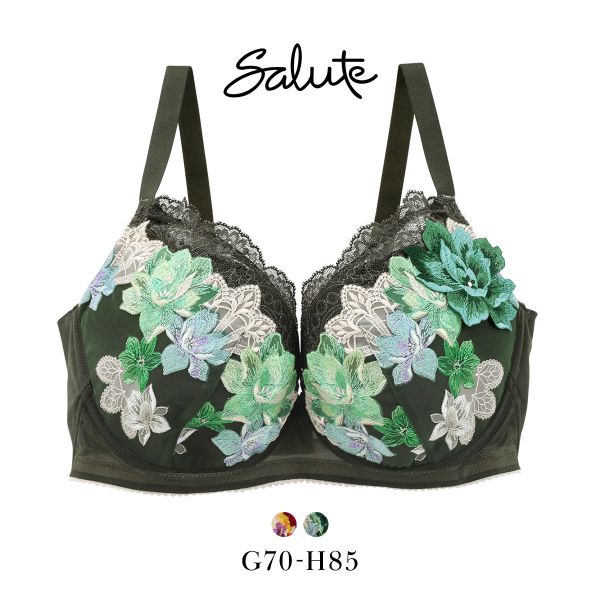 ワコール Wacoal サルート Salute 30G 小さく見せるブラ GH ブラジャー フルカップ 大きいサイズ 下着 単品 BTJ230 24AW フェア