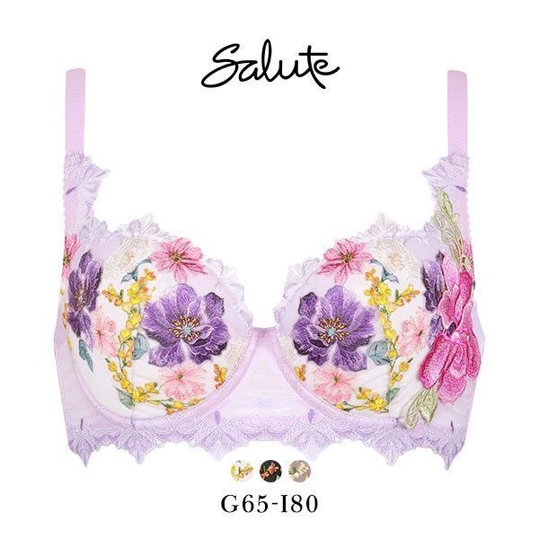 ワコール Wacoal サルート Salute 23AW 93G BTJ293 L-UP ブラジャー GHI リフトアップ デコルテ 盛り 谷間 単品 フェア