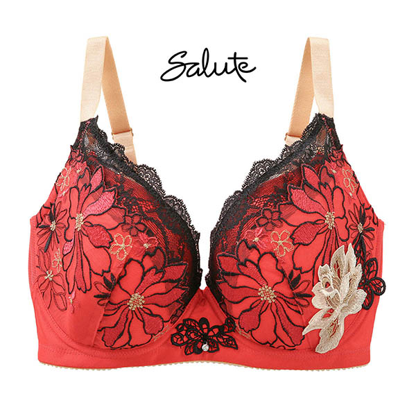 ワコール Wacoal サルート Salute 23AW 96G BTJ296 小さく見せるブラ GH ブラジャー フルカップ 単品 シーズン