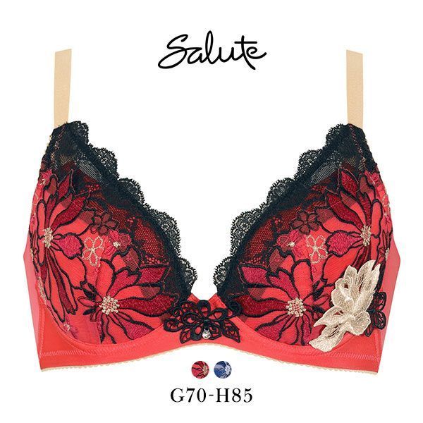 ワコール Wacoal サルート Salute 23AW 96G BTJ296 小さく見せるブラ GH ブラジャー フルカップ 単品 シーズン