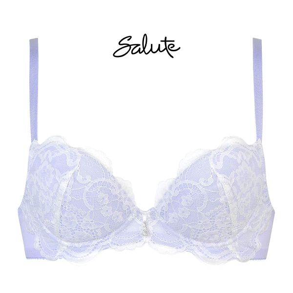 ワコール Wacoal サルート Salute series00 P-UP 3/4カップ ブラジャー C プッシュアップブラ 谷間 単品