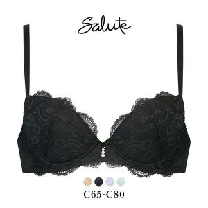 ワコール Wacoal サルート Salute series00 P-UP 3/4カップ ブラジャー C プッシュアップブラ 谷間 単品