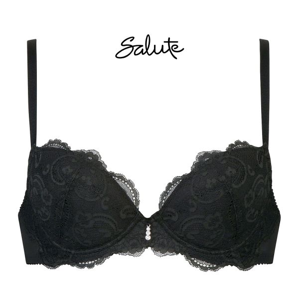 ワコール Wacoal サルート Salute series00 P-UP 3/4カップ ブラジャー DEF プッシュアップブラ 谷間 単品