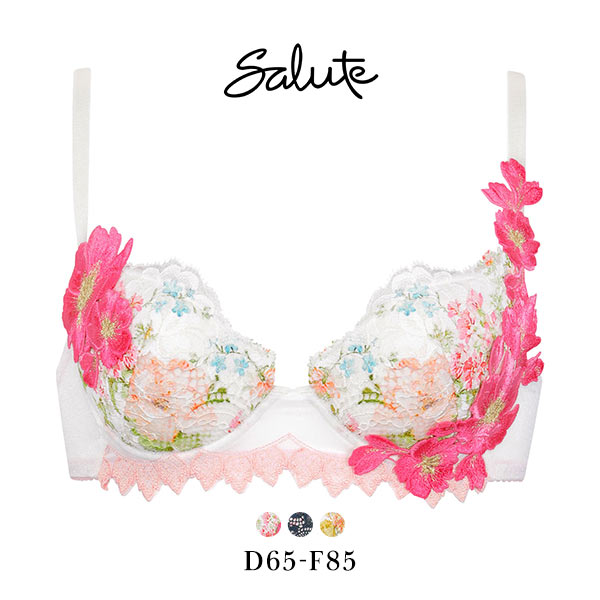 ワコール Wacoal サルート Salute 24SS先行 01G BTJ401 P-UP ブラジャー DEF プッシュアップ 単品 コア