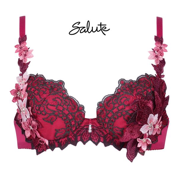 ワコール Wacoal サルート Salute 24SS先行 02G BTJ402 P-UP ブラジャー GHI プッシュアップ 単品 プレステージ