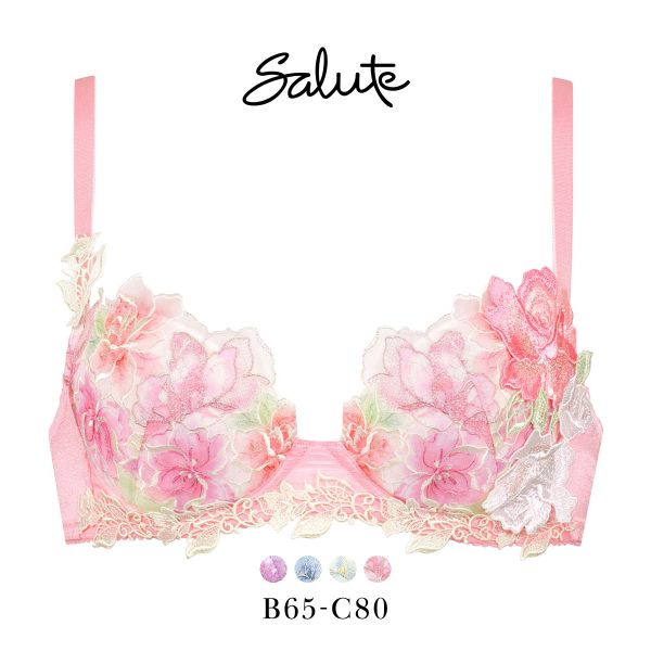 ワコール Wacoal サルート Salute 24SS 06G BTJ406 P-UP ブラジャー BC プッシュアップ 谷間 単品 シーズン