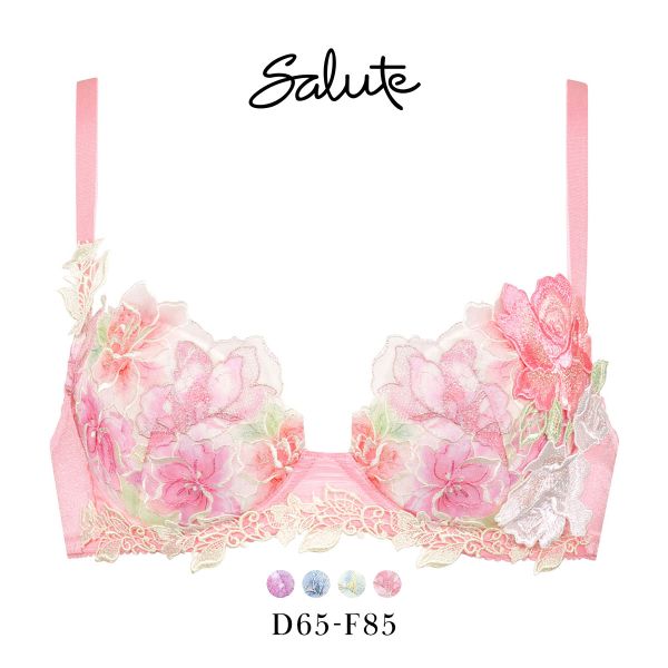 ワコール Wacoal サルート Salute 24SS 06G BTJ406 P-UP ブラジャー DEF プッシュアップ 谷間 単品 シーズン