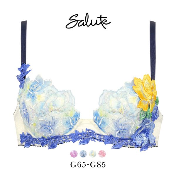 ワコール Wacoal サルート Salute 24SS 06G BTJ406 P-UP ブラジャー G プッシュアップ 谷間 大きいサイズ 単品 シーズン