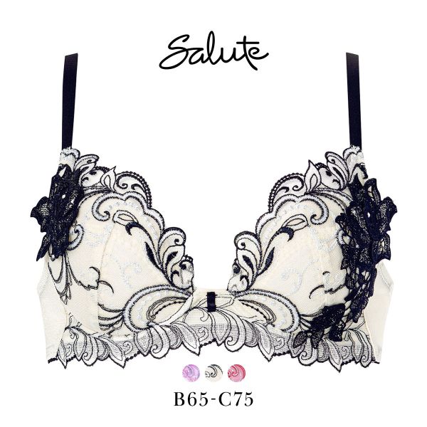 ワコール Wacoal サルート Salute 07G BTJ407 VIVA LINE ブラジャー BC ビバライン 谷間 単品 24SS ブルーム