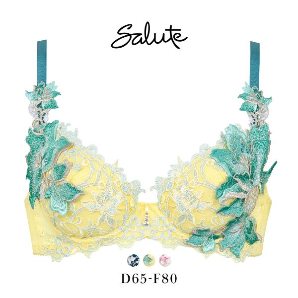 ワコール Wacoal サルート Salute 12G BTJ412 P-UP ブラジャー DEF プッシュアップ 谷間 単品 24AW先行 プレステージ