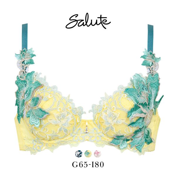 ワコール Wacoal サルート Salute 12G BTJ412 P-UP ブラジャー GHI プッシュアップ 谷間 単品 24AW先行 プレステージ