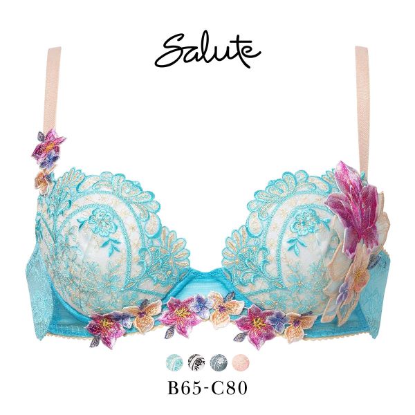 ワコール サルート 13グループ 13G P-UP ブラジャー BC プッシュアップ 谷間 Wacoal Salute BTJ413 25SSフェア