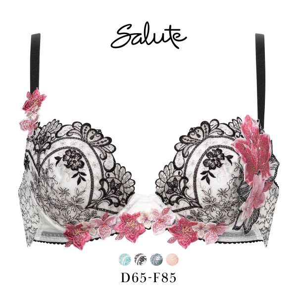 ワコール サルート 13グループ 13G P-UP ブラジャー DEF プッシュアップ 谷間 Wacoal Salute BTJ413 25SSフェア