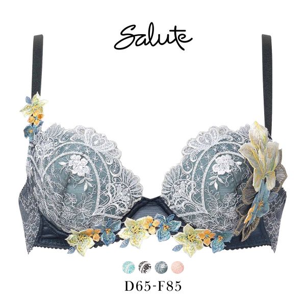 ワコール サルート 13グループ 13G P-UP ブラジャー DEF プッシュアップ 谷間 Wacoal Salute BTJ413 25SSフェア