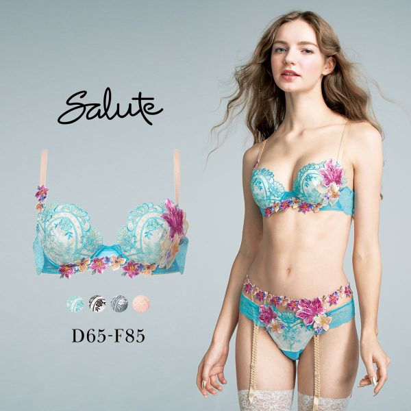 ワコール サルート 13グループ 13G P-UP ブラジャー DEF プッシュアップ 谷間 Wacoal Salute BTJ413 25SSフェア