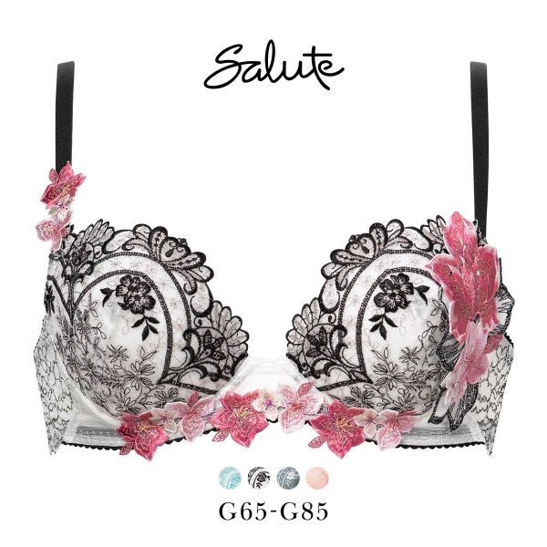 ワコール サルート 13グループ 13G P-UP ブラジャー G プッシュアップ 谷間 大きいサイズ Wacoal Salute BTJ413 25SSフェア