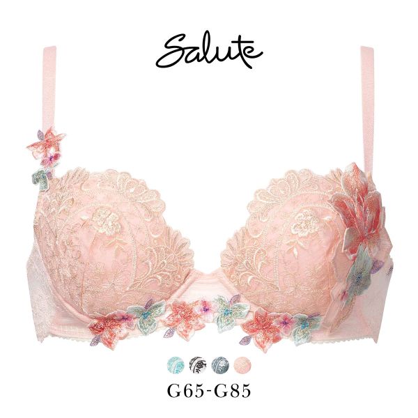 ワコール サルート 13グループ 13G P-UP ブラジャー G プッシュアップ 谷間 大きいサイズ Wacoal Salute BTJ413 25SSフェア