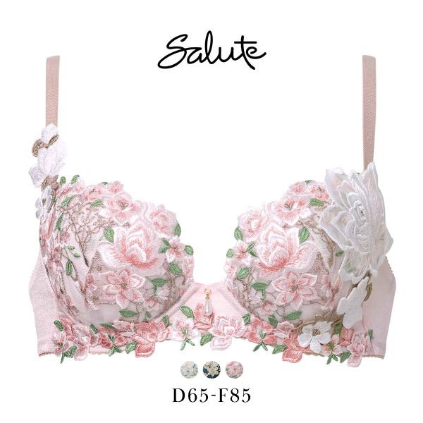 ワコール サルート 16グループ 16G P-UP ブラジャー プッシュアップ DEF 谷間 大きいサイズ Wacoal Salute BTJ416 25SSシーズン