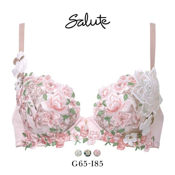 ワコール サルート 16グループ 16G P-UP ブラジャー プッシュアップ GHI 谷間 大きいサイズ Wacoal Salute BTJ416 25SSシーズン