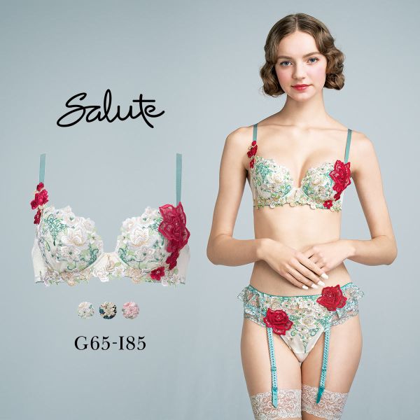 ワコール サルート 16グループ 16G P-UP ブラジャー プッシュアップ GHI 谷間 大きいサイズ Wacoal Salute BTJ416 25SSシーズン