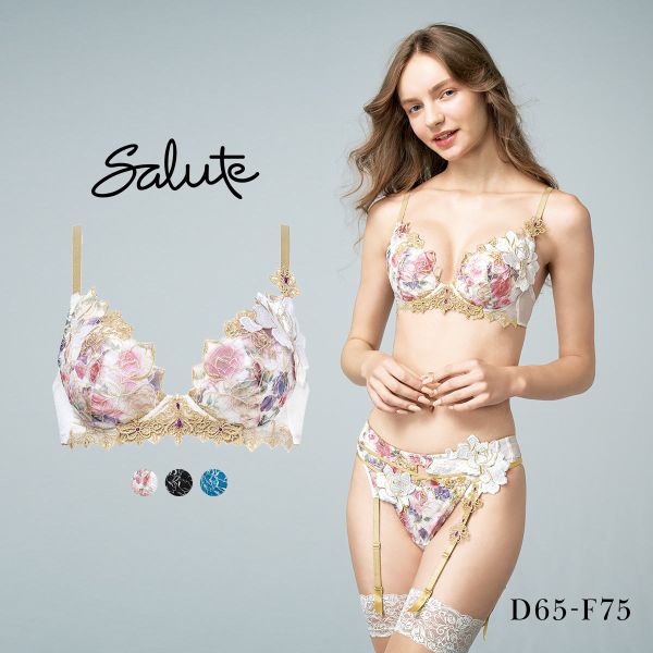 ワコール サルート 17グループ 17G VIVA LINE ブラジャー DEF ビバライン 谷間 Wacoal Salute BTJ417 25SSブルーム