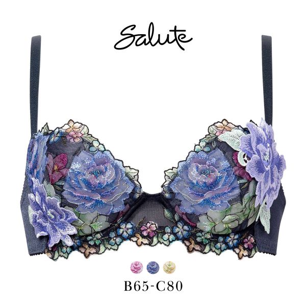 ワコール サルート 21グループ 21G P-UP ブラジャー プッシュアップ BC 谷間 Wacoal Salute BTJ421 25AW先行コア