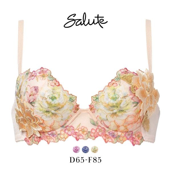 ワコール サルート 21グループ 21G P-UP ブラジャー プッシュアップ DEF 大きいサイズ 谷間 Wacoal Salute BTJ421 25AW先行コア