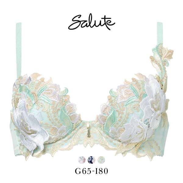 ワコール サルート 22グループ 22G P-UP ブラジャー GHI プッシュアップ 谷間 Wacoal Salute BTJ422 25AW先行プレステージ