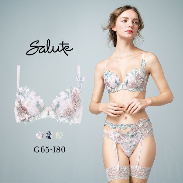 ワコール サルート 22グループ 22G P-UP ブラジャー GHI プッシュアップ 谷間 Wacoal Salute BTJ422 25AW先行プレステージ