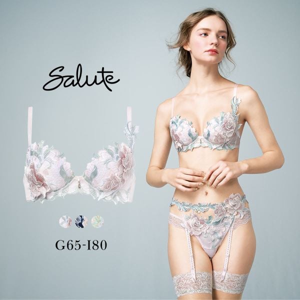 ワコール サルート 22グループ 22G P-UP ブラジャー GHI プッシュアップ 谷間 Wacoal Salute BTJ422 25AW先行プレステージ