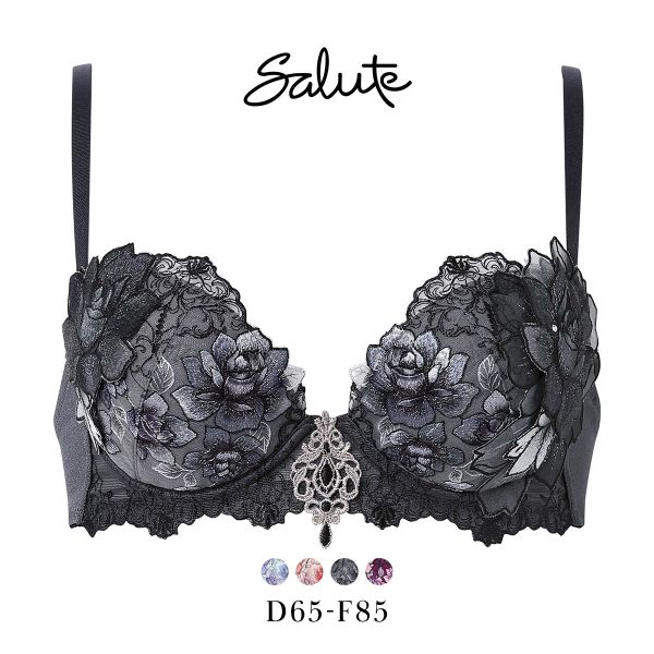 ワコール サルート 23グループ 23G P-UP ブラジャー DEF プッシュアップ 谷間 大きいサイズ Wacoal Salute BTJ423 25AWフェア