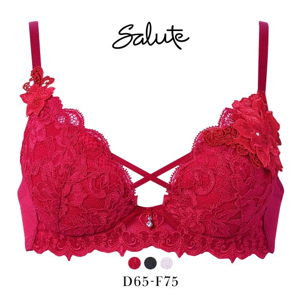 ワコール サルート 27グループ 27G VIVA LINE ブラジャー DEF ビバライン 谷間 Wacoal Salute BTJ427 25AWブルーム 大きいサイズ