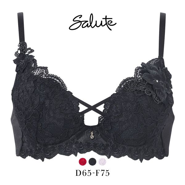 ワコール サルート 27グループ 27G VIVA LINE ブラジャー DEF ビバライン 谷間 Wacoal Salute BTJ427 25AWブルーム 大きいサイズ