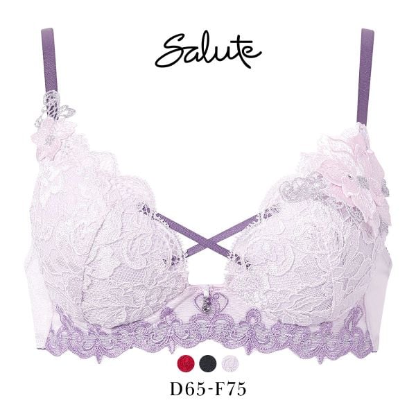 ワコール サルート 27グループ 27G VIVA LINE ブラジャー DEF ビバライン 谷間 Wacoal Salute BTJ427 25AWブルーム 大きいサイズ