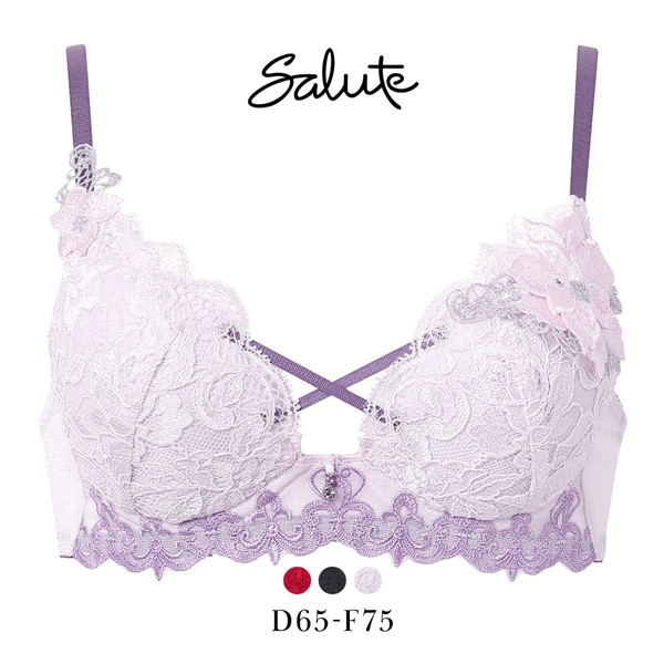 ワコール サルート 27グループ 27G VIVA LINE ブラジャー DEF ビバライン 谷間 Wacoal Salute BTJ427 25AWブルーム 大きいサイズ