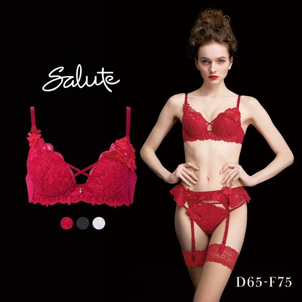 ワコール サルート 27グループ 27G VIVA LINE ブラジャー DEF ビバライン 谷間 Wacoal Salute BTJ427 25AWブルーム 大きいサイズ