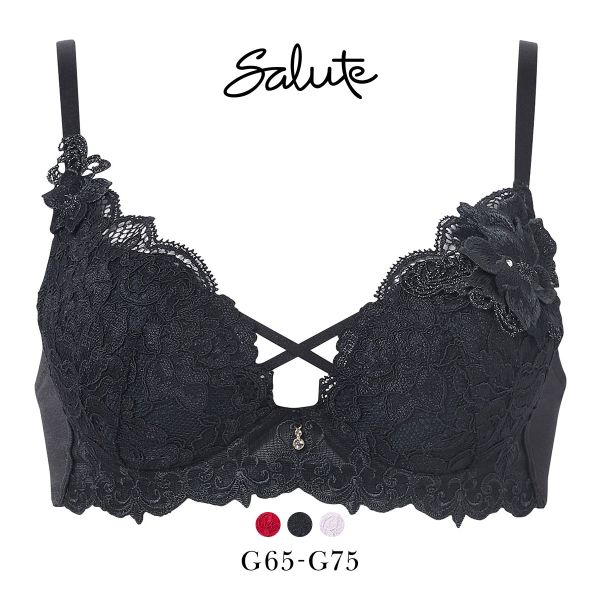 ワコール サルート 27グループ 27G VIVA LINE ブラジャー G ビバライン 谷間 Wacoal Salute BTJ427 25AWブルーム 大きいサイズ