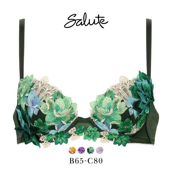 ワコール Wacoal サルート Salute 30G P-UP ブラジャー BC プッシュアップ 谷間 下着 単品 BTJ430 24AW フェア