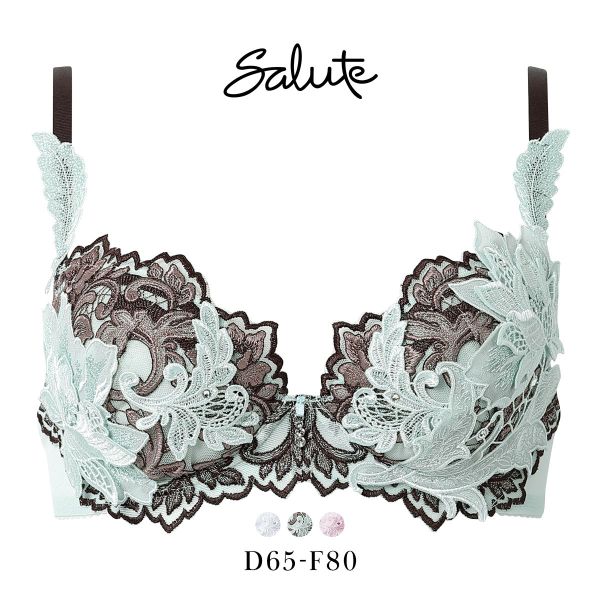 ワコール サルート 32グループ 32G P-UP ブラジャー DEF プッシュアップ Wacoal Salute BTJ432 26SS先行プレステージ