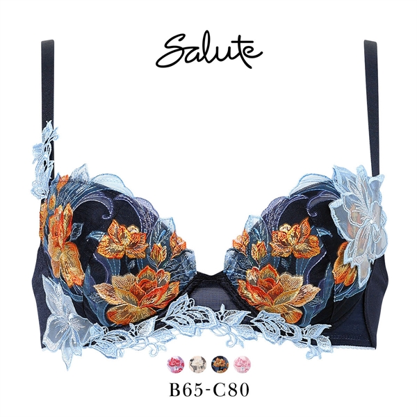 ワコール サルート 33グループ 33G P-UP ブラジャー BC プッシュアップ 谷間 Wacoal Salute BTJ433 26SSフェア